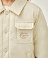 Marithé François Girbaud Kids Lettering Logo Padded Jacket