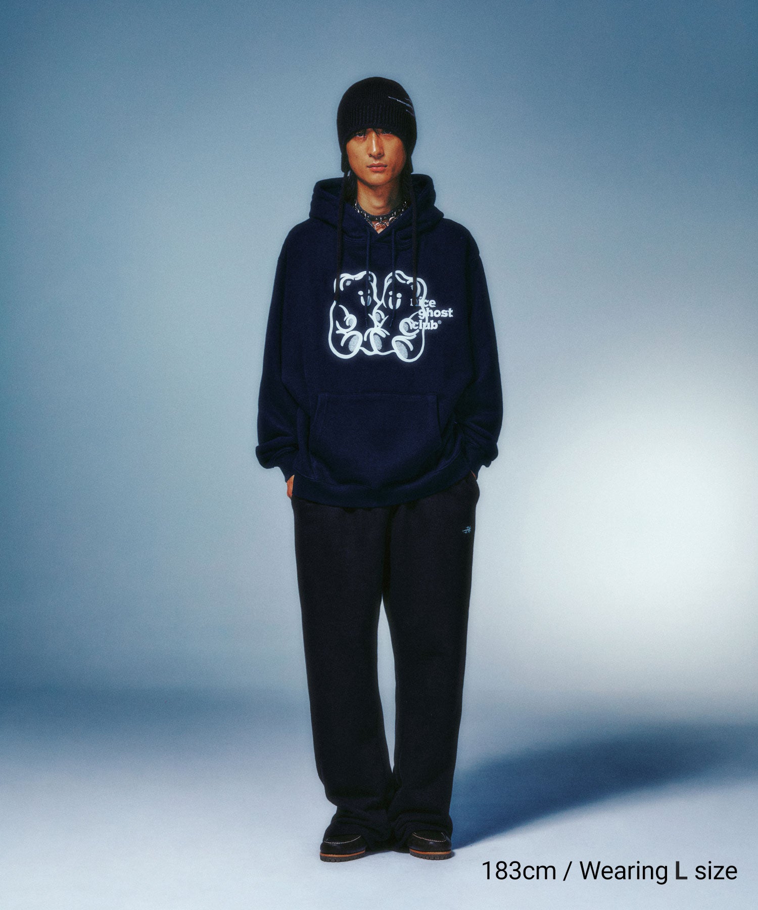 Nice Ghost Club Gummy Bear & Logo Hoodie