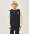 Marithé François Girbaud Kids Classic Logo Detachable Jacket (Vest Set) Light Beige