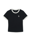 MLB Women's Basic Small Logo Ringer T-Shirts