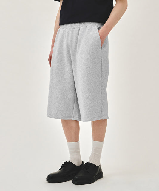 Marithé François Girbaud EMBO LOGO BERMUDA SWEAT SHORTS