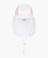 Marithé François Girbaud Kids Seasonal Classic Logo Rashguard Flap Cap Ivory