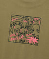Nice Ghost Club Ghost Angels Photo Big Big Tee [Khaki]