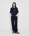 ADLV Glitter Point Basic Logo Short Sleeve T-Shirt