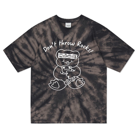 Mahagrid Blind Eyes Tie Dye Tee [Black]