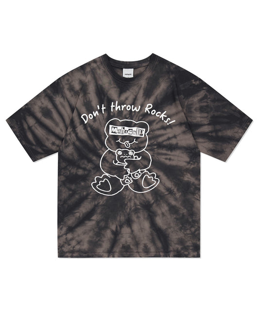 Mahagrid Blind Eyes Tie Dye Tee [Black]
