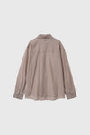 General Idea WOMAN Summer Wrinkle Sheer Shirt