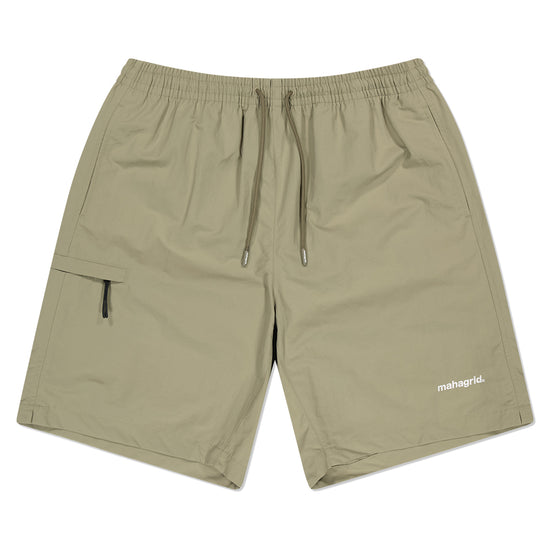 Mahagrid Nylon Water Short Beige