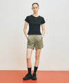 Marithé François Girbaud Marithé SPORT W ATHLEISURE SLIM CROP TEE charcoal
