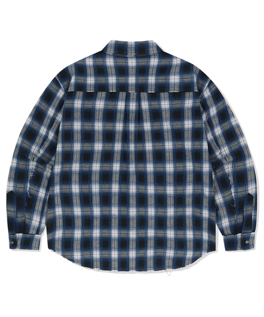 Mahagrid Raw Cut Ombre Shirt