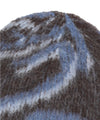 Mahagrid DESTROYED ECLIPSE HAIRY BEANIE [BROWN]
