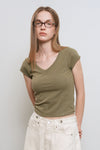 General Idea WOMAN Daily Short Sleeve V-Neck T-Shirt