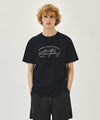 Marithé François Girbaud LOGO TEE+NYLON SHORTS SET-UP