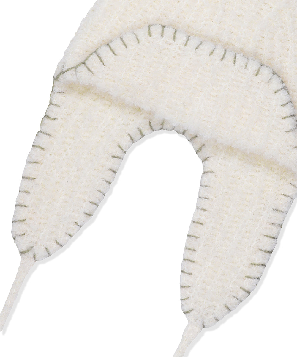 Mahagrid Stitch Earflap Hat