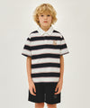 Marithé François Girbaud Kids Multi Stripe Collar Tee