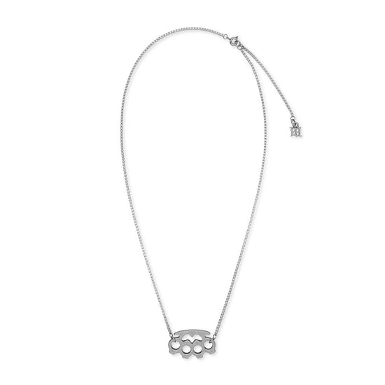 Mahagrid KNUCKLE NECKLACE[SILVER]
