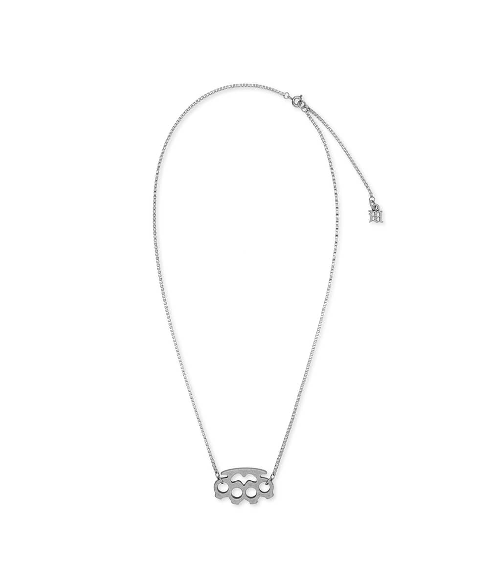 Mahagrid KNUCKLE NECKLACE[SILVER]