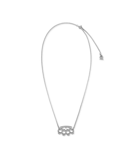 Mahagrid KNUCKLE NECKLACE[SILVER]