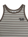 MLB Women's Stripe Sleeveless T-shirt