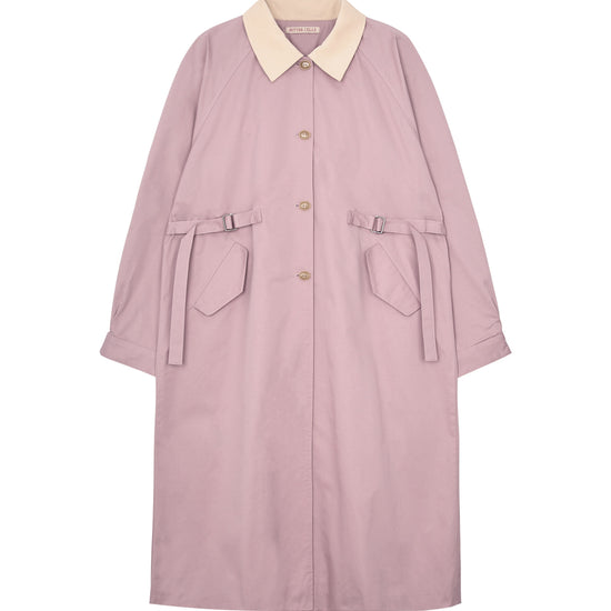 Bitter Cells Choir Trench Coat-Pink
