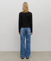 Marithé François Girbaud W HIGH STRAIGHT DENIM PANTS
