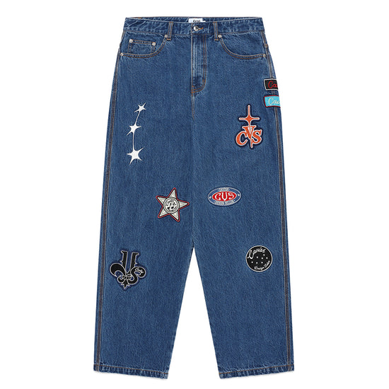 Cavish Patchwork Denim Pants