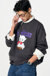 General Idea UNISEX KITTEN OVERSIZED FLEECE SWEATSHIRT