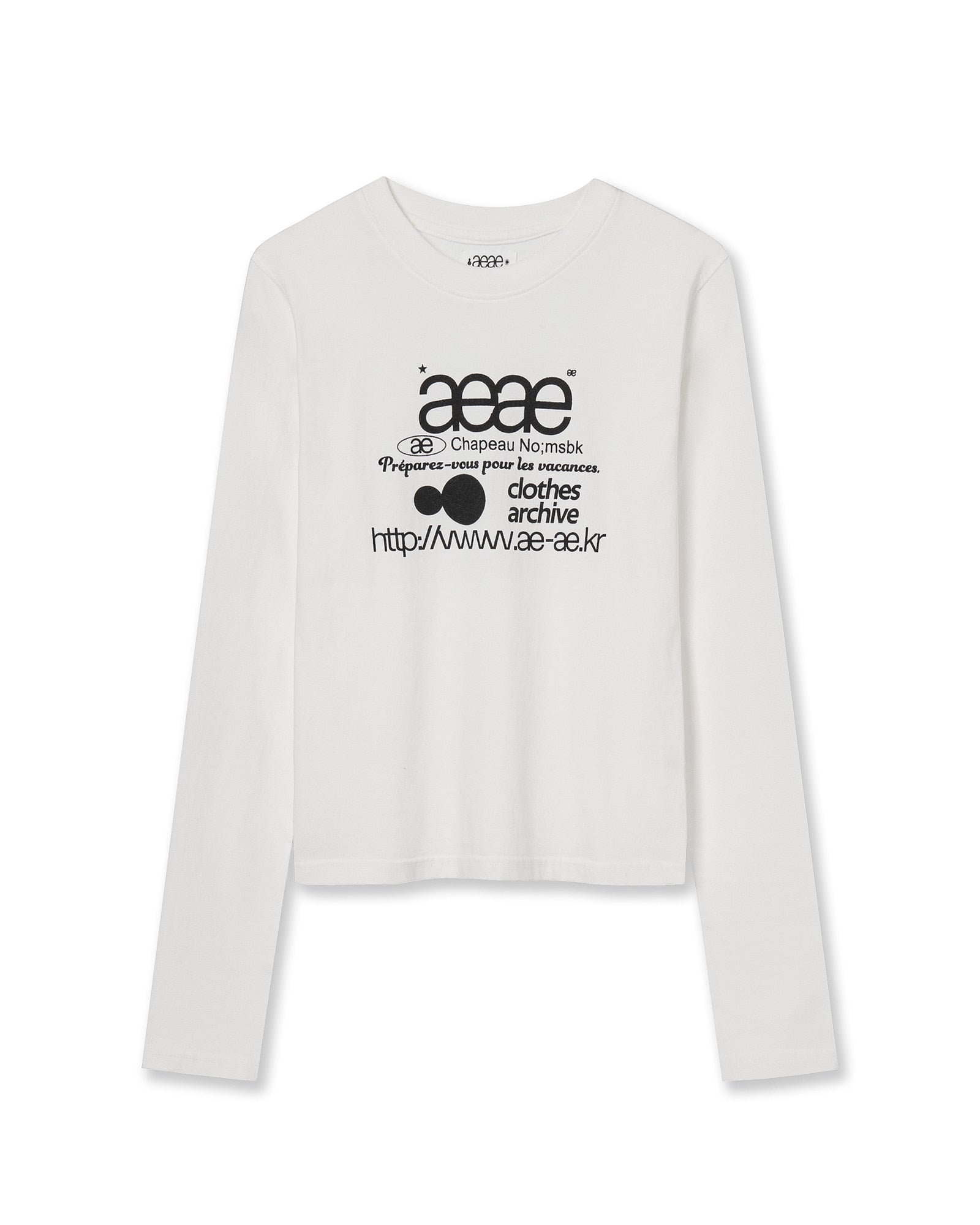 AEAE Web Logo Crop Long Sleeve