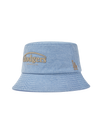 MLB Vintage Denim Curve Logo Bucket Hat