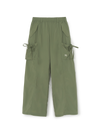 MLB Women's GORPCORE Super Light Weight Ribbon Cargo Semi Wide Pants