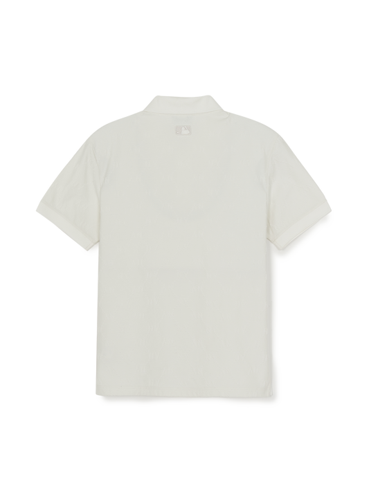MLB Dia Monogram Tonal Jacquard Polo T-Shirts