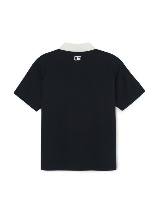 MLB Basic Small Letter Comfortable Fit Polo T-Shirts