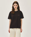 Marithé François Girbaud [S~L사이즈 6/25 예약발송] VINTAGE LOGO TYPO TEE brown