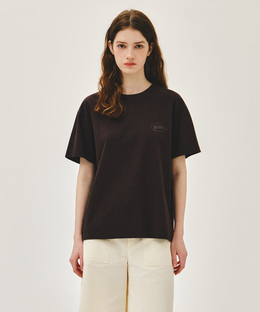 Marithé François Girbaud [S~L사이즈 6/25 예약발송] VINTAGE LOGO TYPO TEE brown