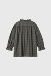 General Idea WOMAN Check Frill Blouse
