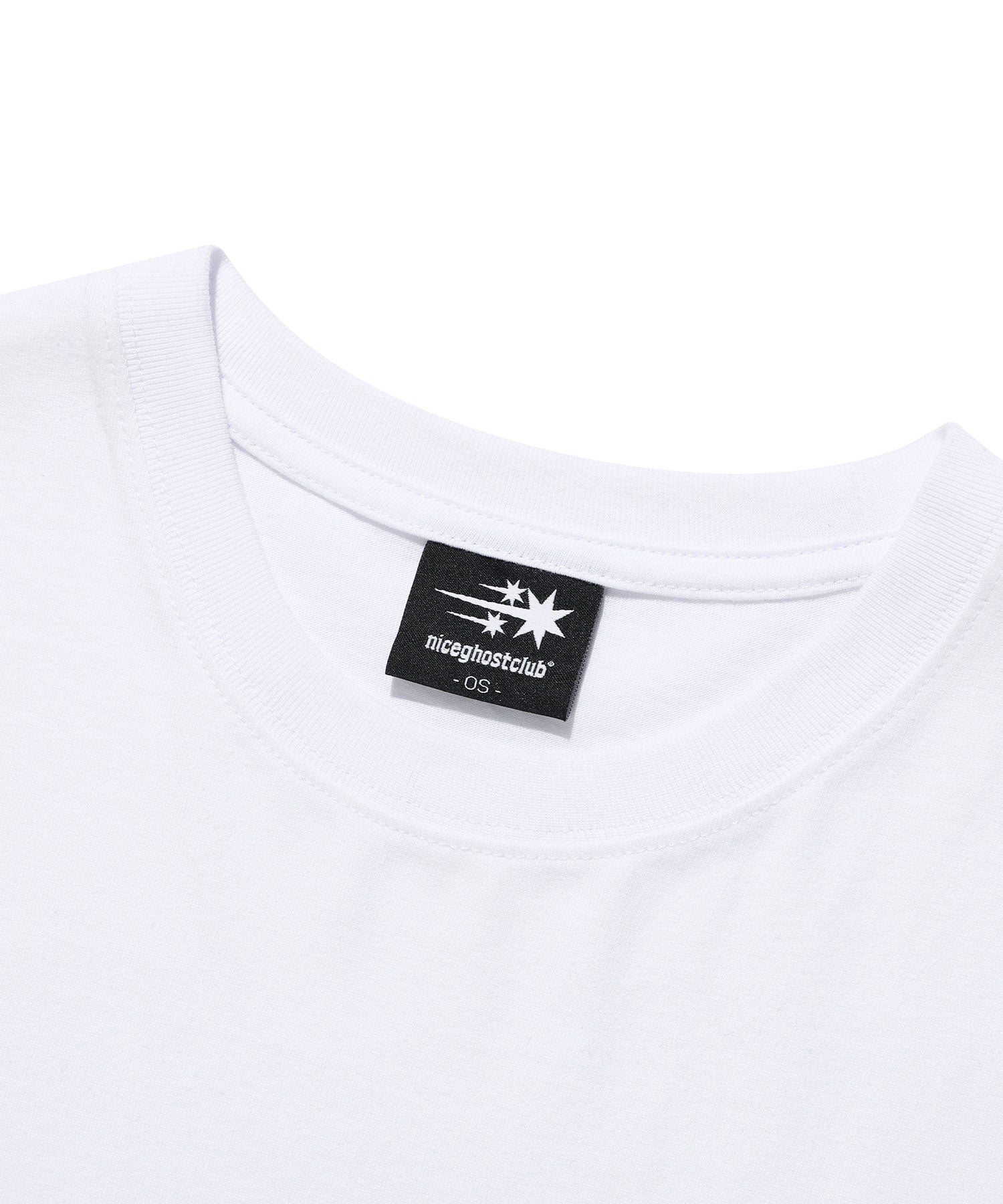 Nice Ghost Club Drawing 3 Star Big Crop Tee