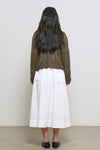 General Idea [LUPITA PICK] WOMAN LACE SLEEVELESS LONG DRESS [WHITE]