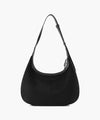 Marithé François Girbaud Classic Logo Round Suede Shoulder Bag Brown