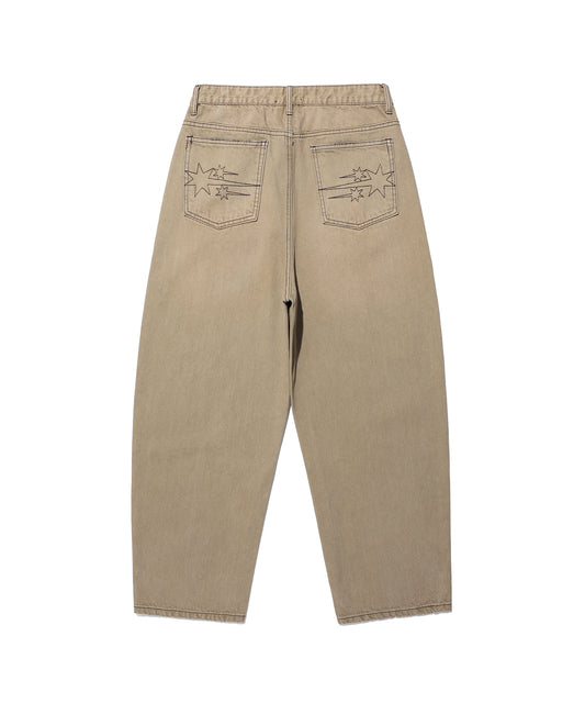 Nice Ghost Club Angels Wide Washed Jeans