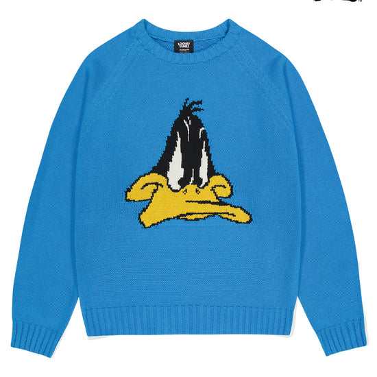 Mahagrid Daffy Duck Knit Sweater