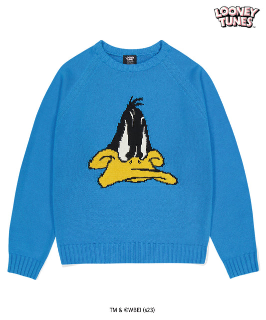 Mahagrid Daffy Duck Knit Sweater