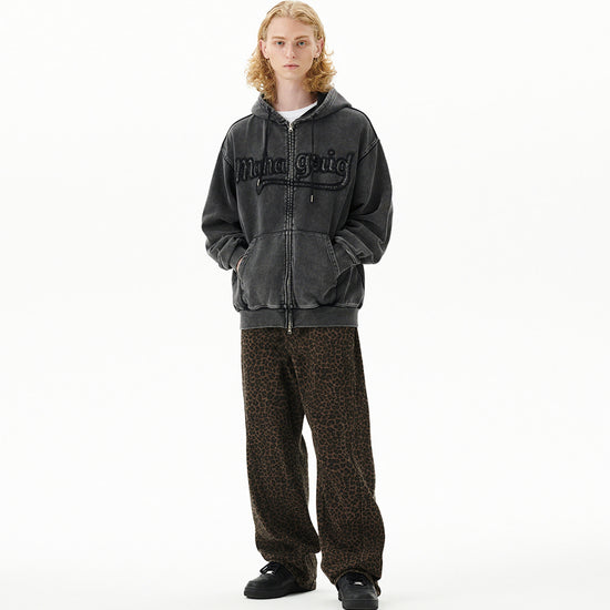 Mahagrid Curved Leopard Pant