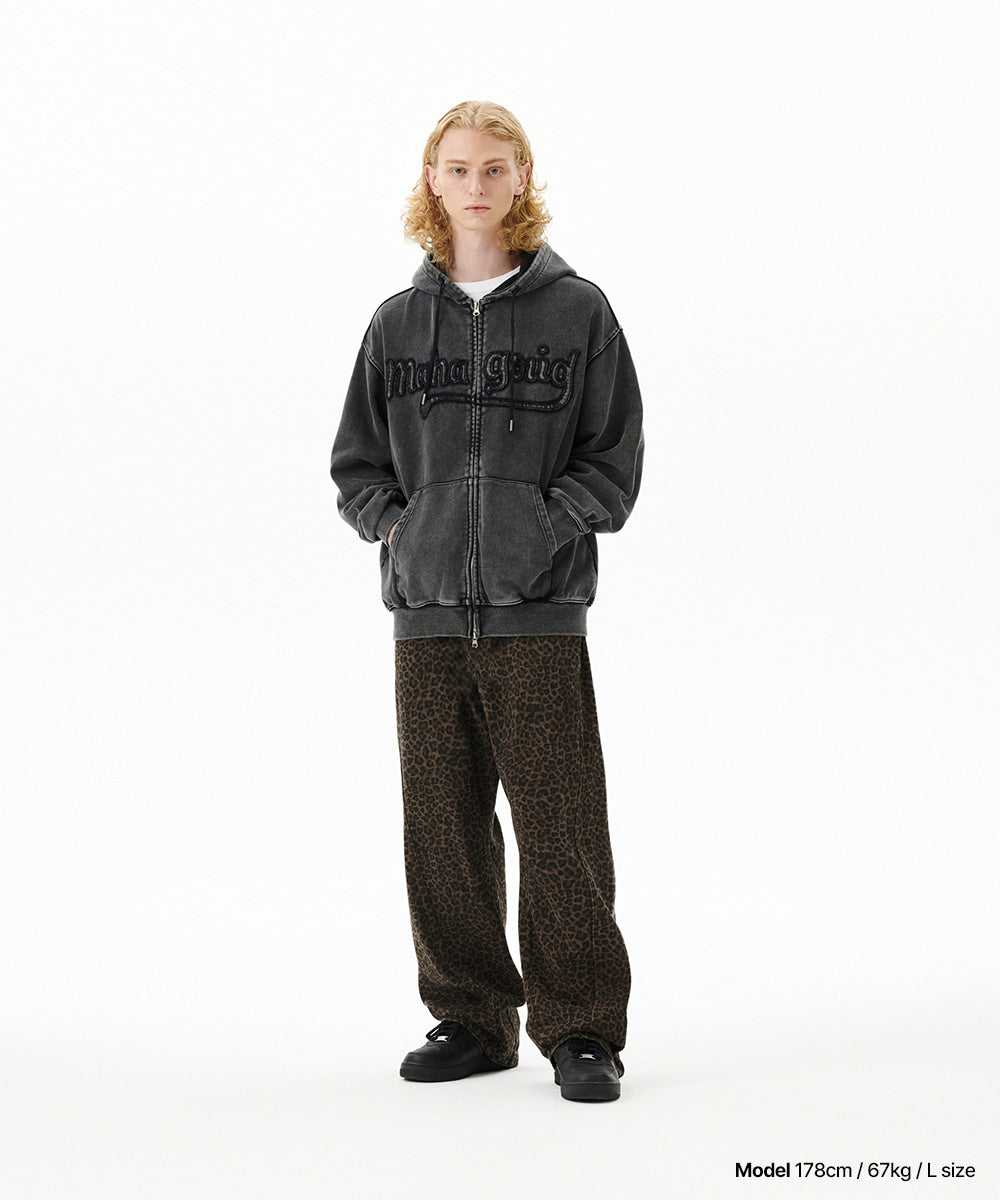 Mahagrid Curved Leopard Pant