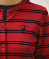 Marithé François Girbaud W STRIPE KNIT CARDIGAN