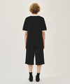 Marithé François Girbaud EMBO LOGO BERMUDA SWEAT SHORTS