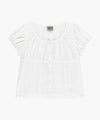 Marithé François Girbaud W PUFF SLEEVE LACE SHIRT