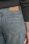 General Idea WOMAN Washed Straight Denim Pants