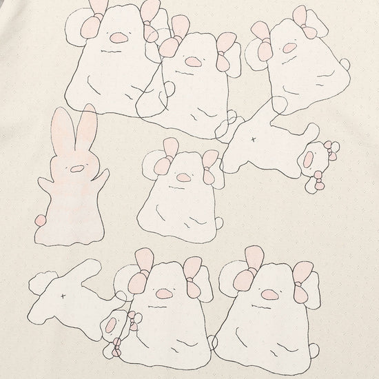 Nice Ghost Club Mimichan Tommy Ppoguri Big Big Tee [Cream]
