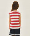 Marithé François Girbaud Kids Marine Stripe Sleeveless