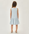 Marithé François Girbaud Kids Bubble Sleeve Striped Sleeveless Romper